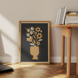 Abstract Blooms - Daisy gold