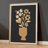 Abstract Blooms - Daisy gold