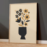 Abstract Blooms - Daisy gold