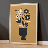 Abstract Blooms - Daisy gold