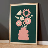 Abstract Blooms - Primrose pink