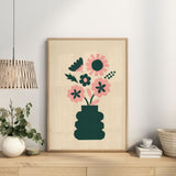 Abstract Blooms - Primrose pink