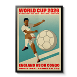 World Cup 2026 Poster #2 - England Vs DR Congo