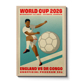World Cup 2026 Poster #2 - England Vs DR Congo