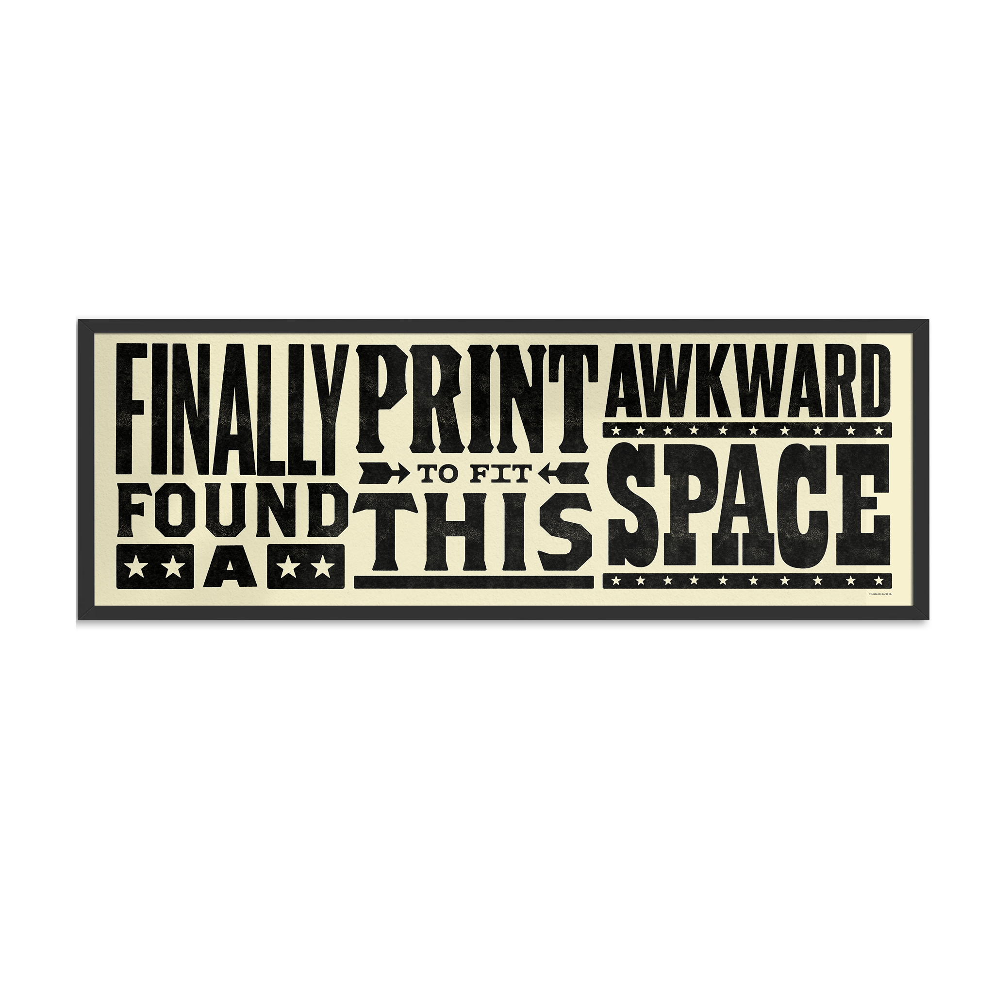 Awkward Space - Framed Landscape Print – Telegramme