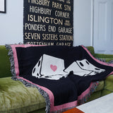 Lucky In Love Limited Edition Woven Jaquard Blanket