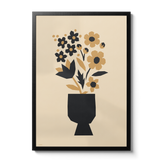 Abstract Blooms - Daisy gold