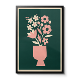 Abstract Blooms - Daisy pink