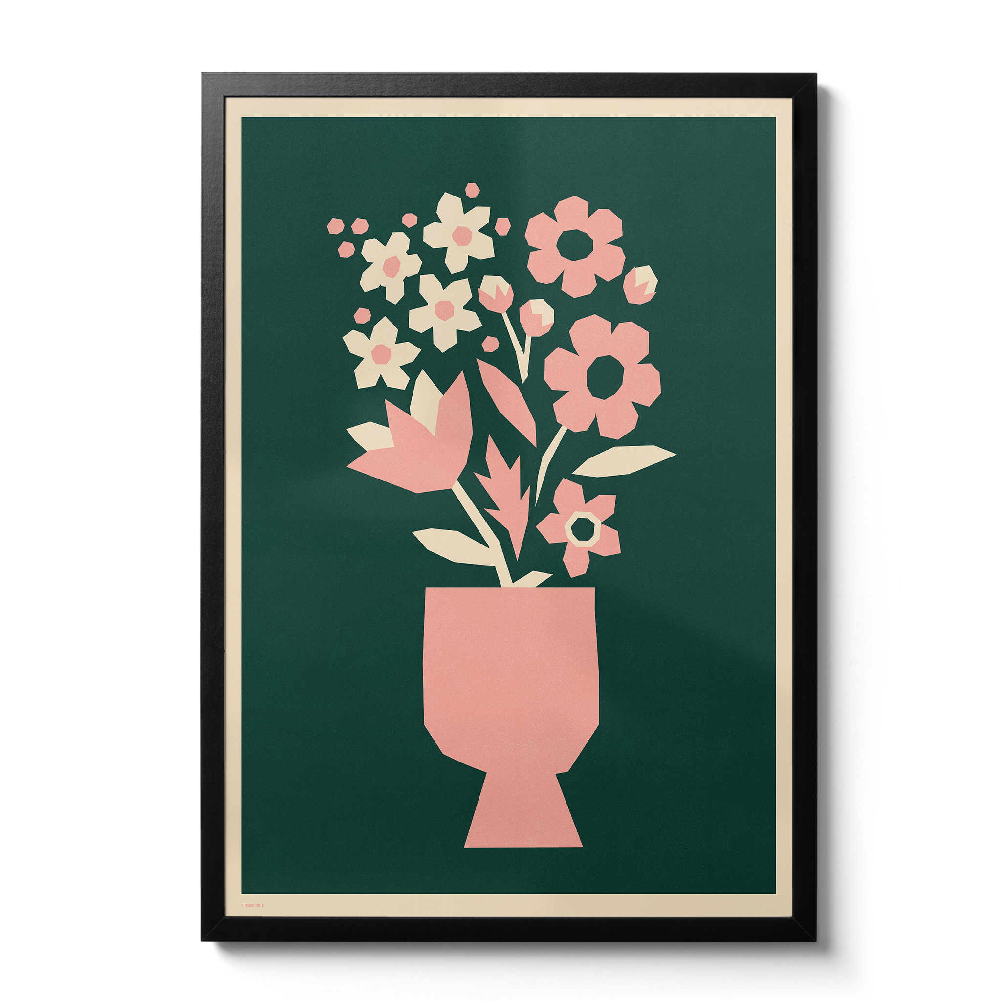 Abstract Blooms - Daisy pink