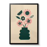 Abstract Blooms - Primrose pink