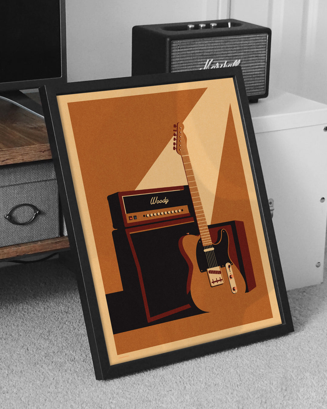 Guitar Amp Personalised Print – Telegramme