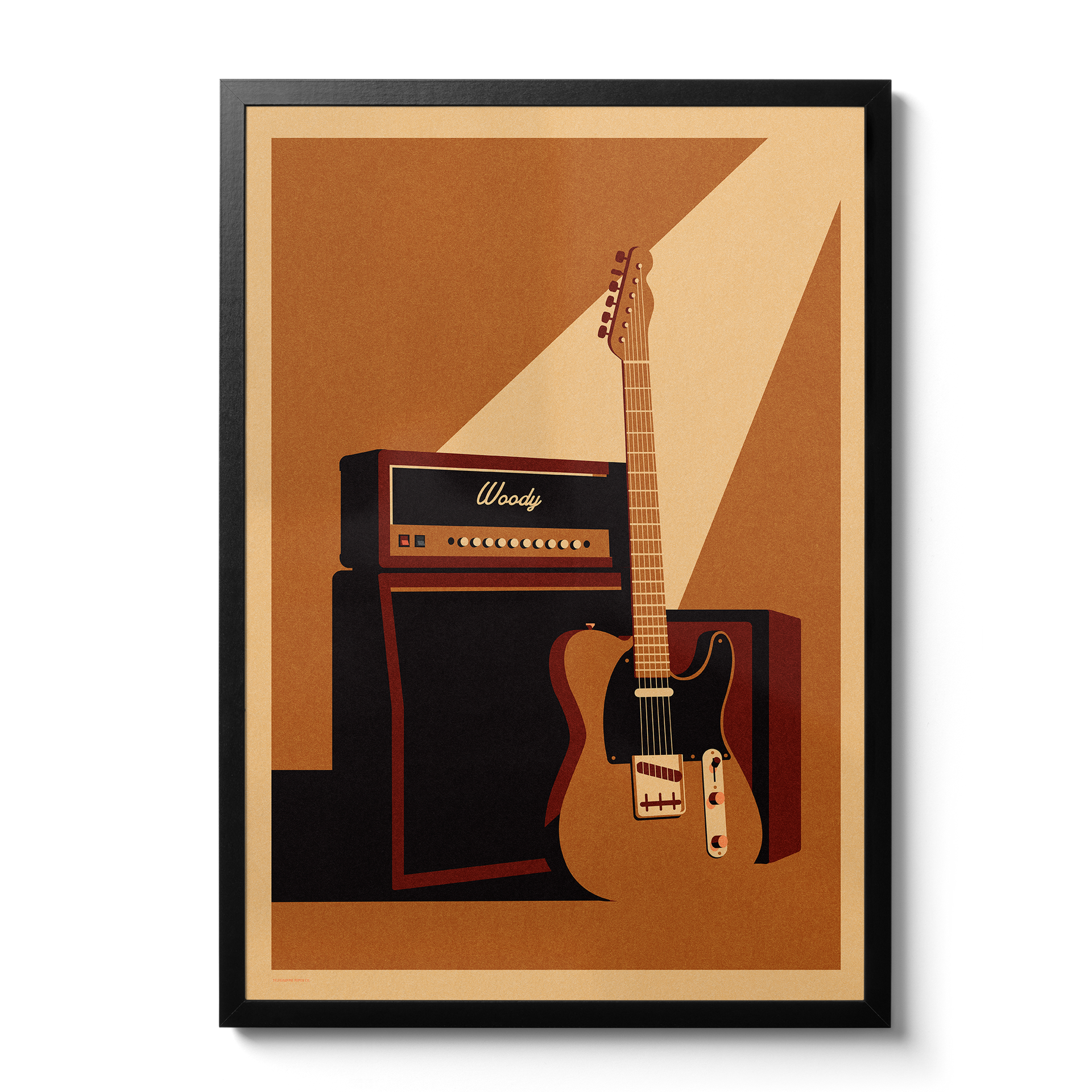 Guitar Amp Personalised Print – Telegramme