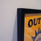 Out Of Office Framed Sample Sale Print