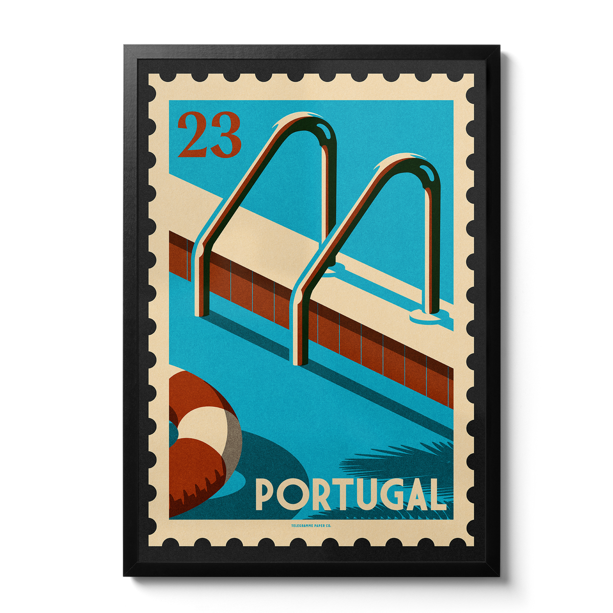 Holiday Stamp Swim Steps Personalised – Telegramme Paper Co.
