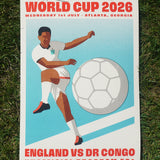 World Cup 2026 Poster #2 - England Vs DR Congo