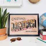 Greetings from London - Giclée Print