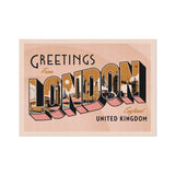 Greetings from London - Giclée Print