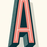 INITIAL DROP CAPITAL PERSONALISED PRINT