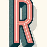 INITIAL DROP CAPITAL PERSONALISED PRINT