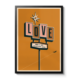 Love Sign Personalised Print