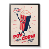 Snack Pack Popcorn- Giclée Print