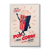Snack Pack Popcorn- Giclée Print