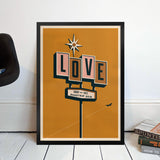 Love Sign Personalised Print