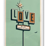 Love Sign Personalised Print