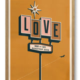 Love Sign Personalised Print