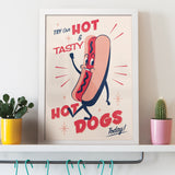 Snack Pack Hot Dog - Giclée Print