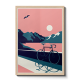 Summertime Travel - Bike - Giclée Print