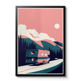Summertime Travel RV - Giclée Print
