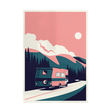 Summertime Travel RV - Giclée Print