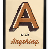 A is for ... Personalised Print