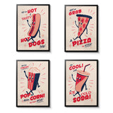 Snack Pack Collection - 4 Giclée Print Set